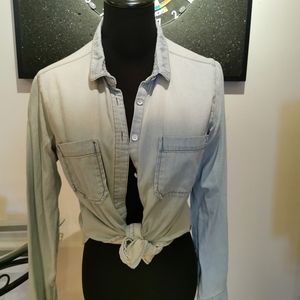 BDG soft cotton fading  button up shirt